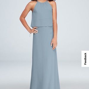 Dusty Blue Bridesmaids Dress